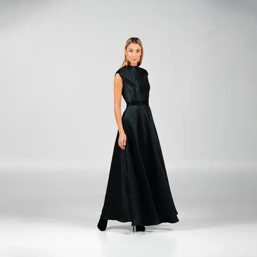 Graatsia tumesinine maxi kleit
