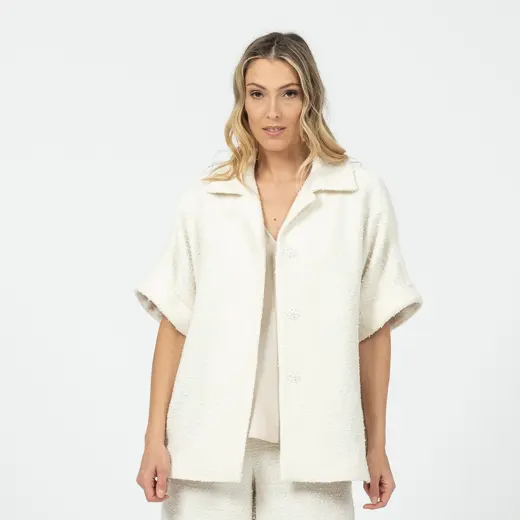 Aurelia valge tviidist vest