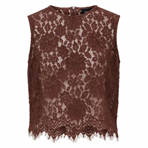 Rosa pruun pitsist top